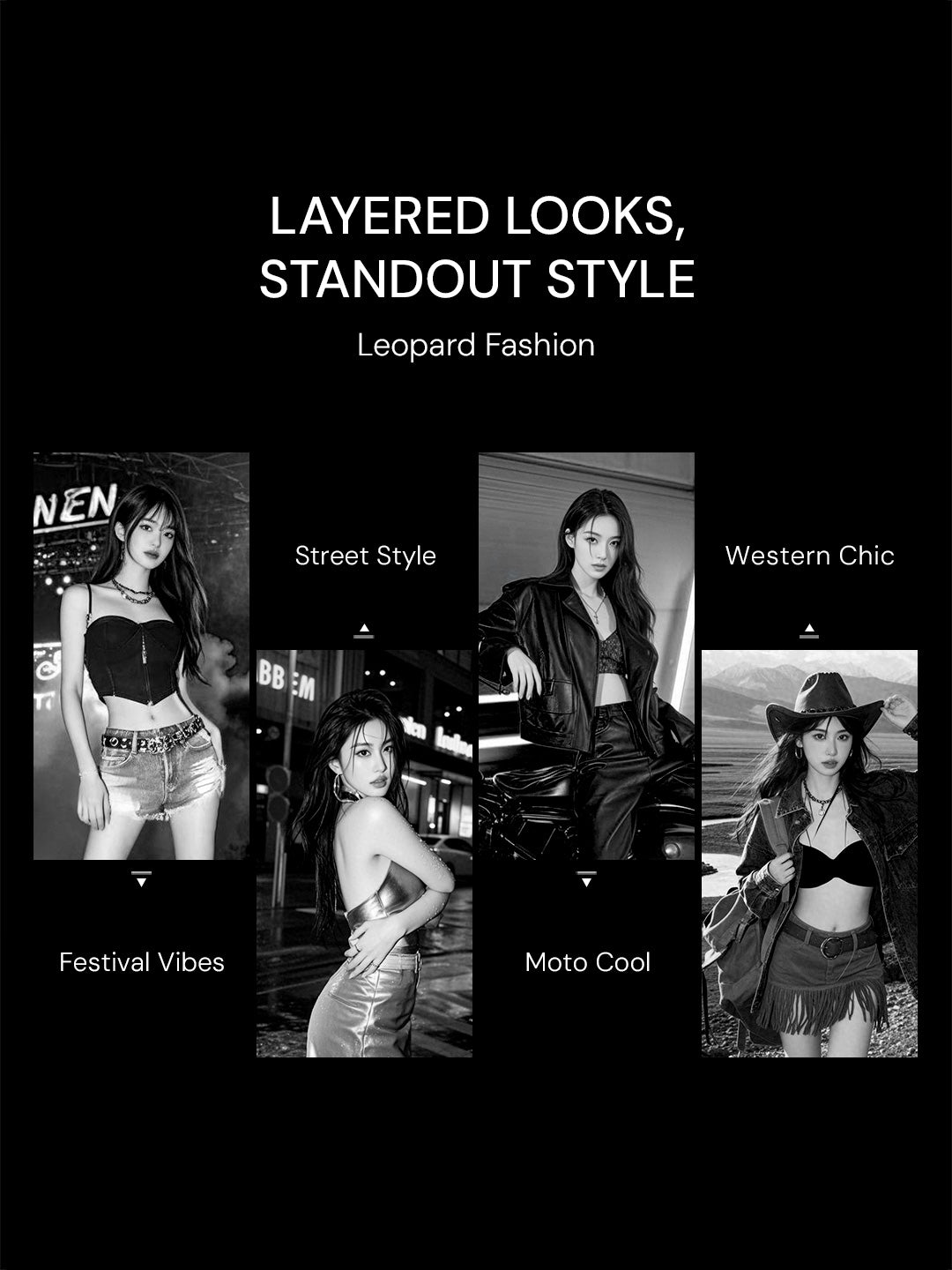 One Piece of Cotton Leopard Adhesive Bra