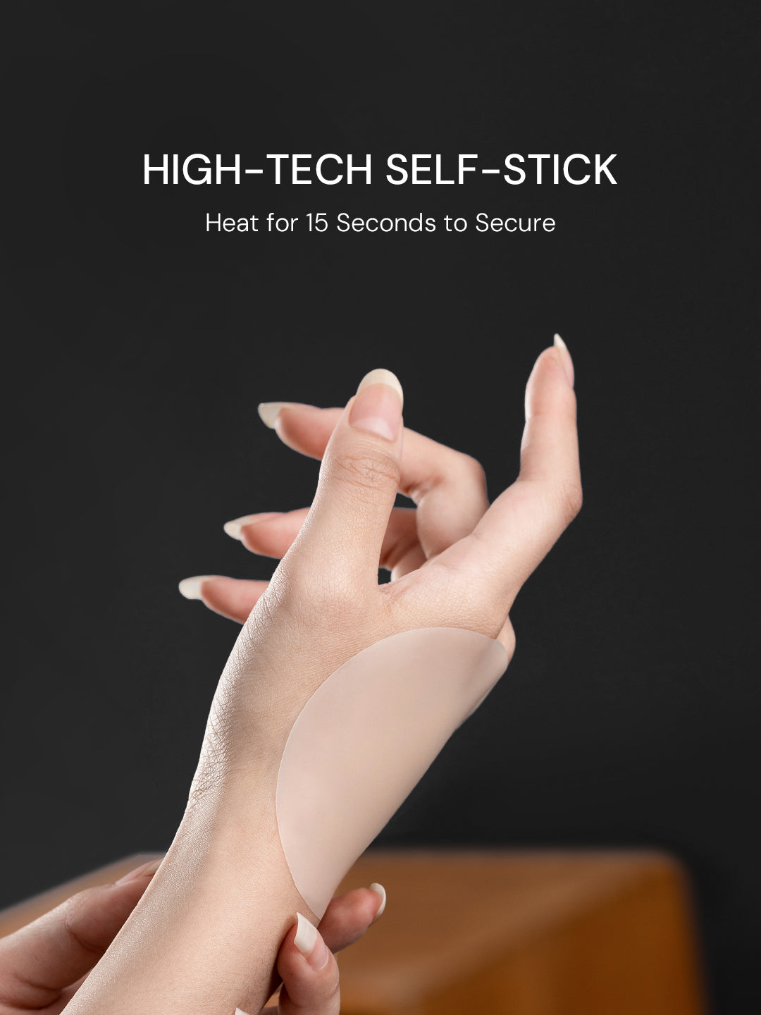 Adhesive-Free Self-Stick Nipple Covers