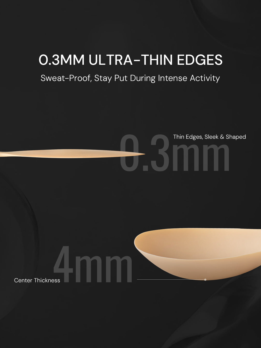 Ultra Sweat-Resistant Adhesive Bra