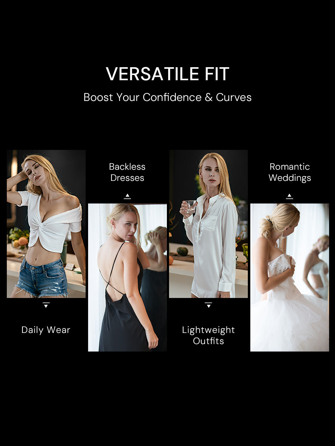 Lift-Up Adhesive Bra