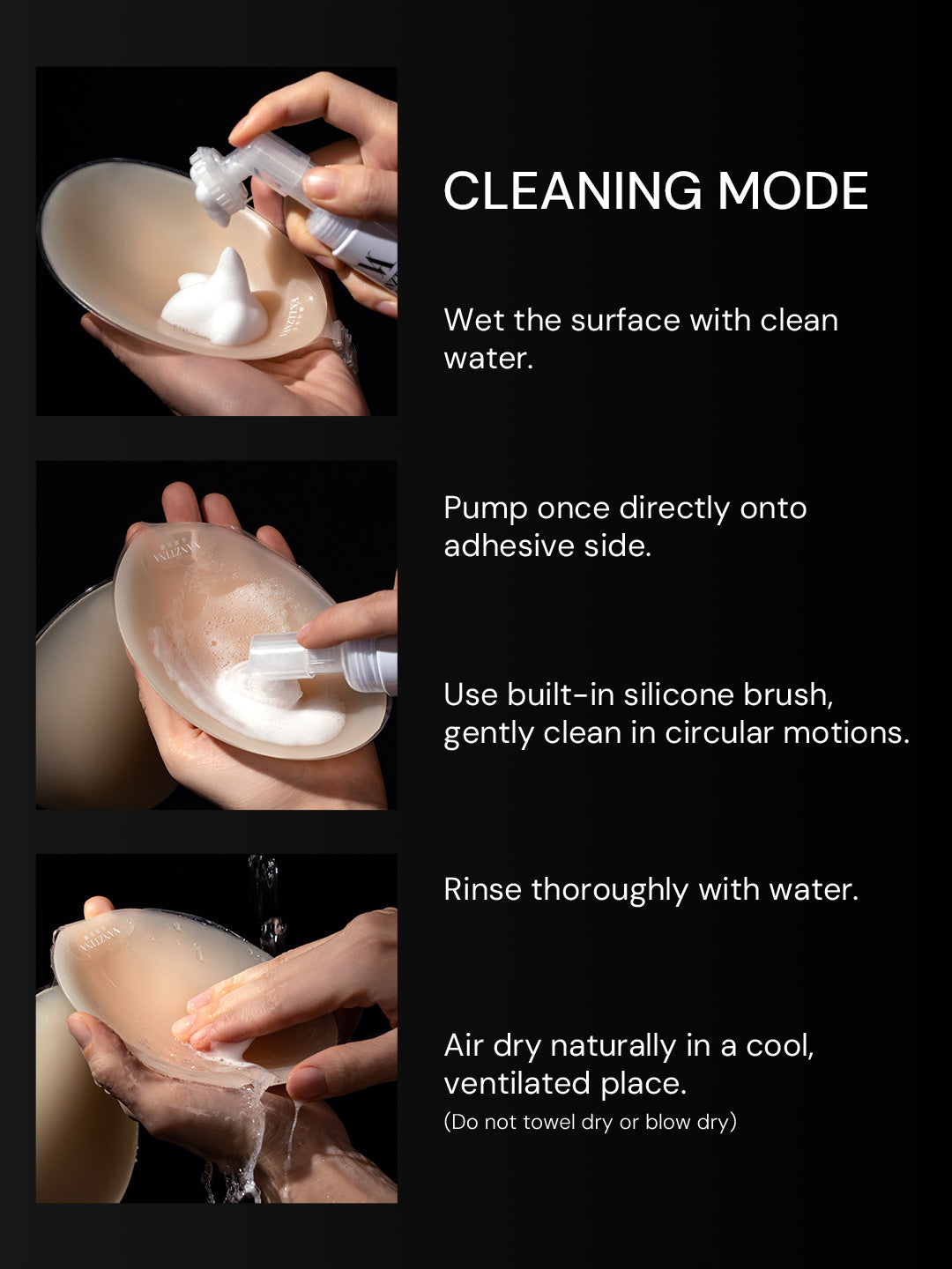 Detergent for Adhesive Bra